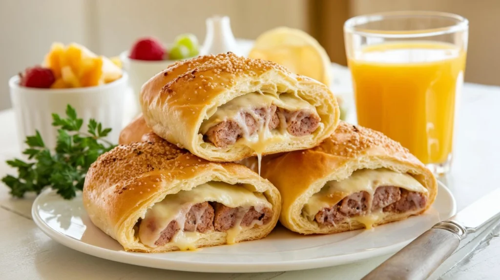 breakfast crescent rolls